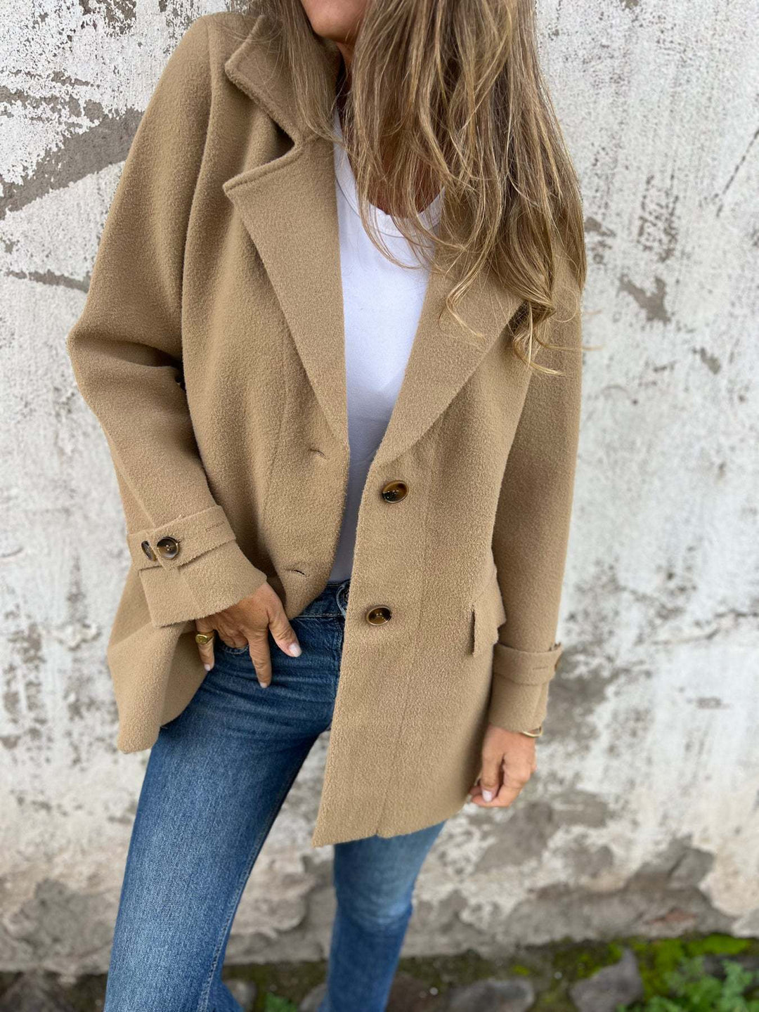 Levoire | Manteau En Laine À Revers