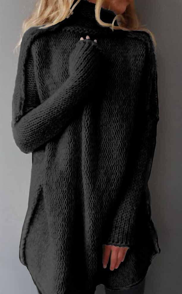 Levoire | Pull En Tricot Fait Main Avec Motif En Losange Noir