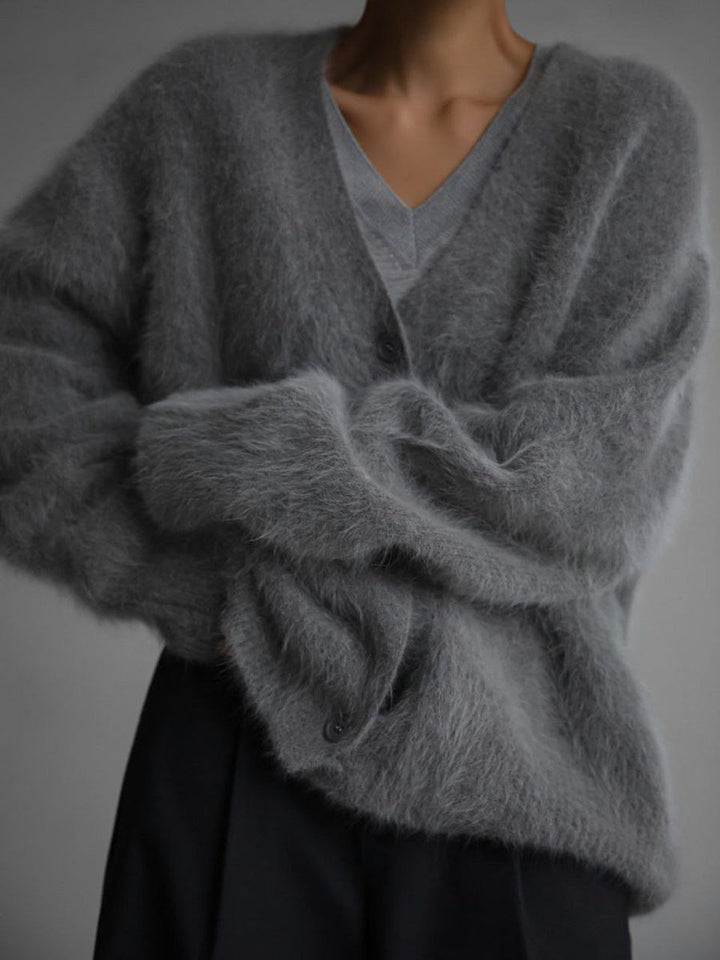 Levoire | Gilet En Peluche Élégant Gris foncé