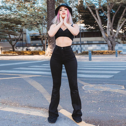 Levoire | haut taille ajusté bas style pantalon