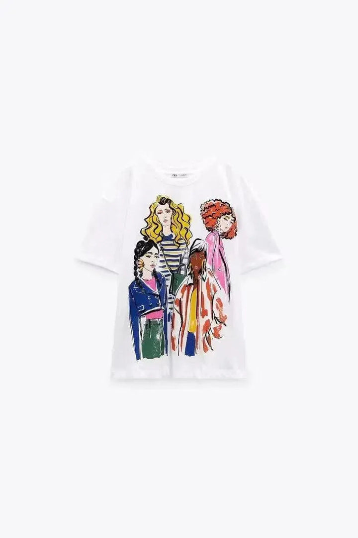 Levoire | t-shirt imprimé à manches courtes pour femmes Image 18