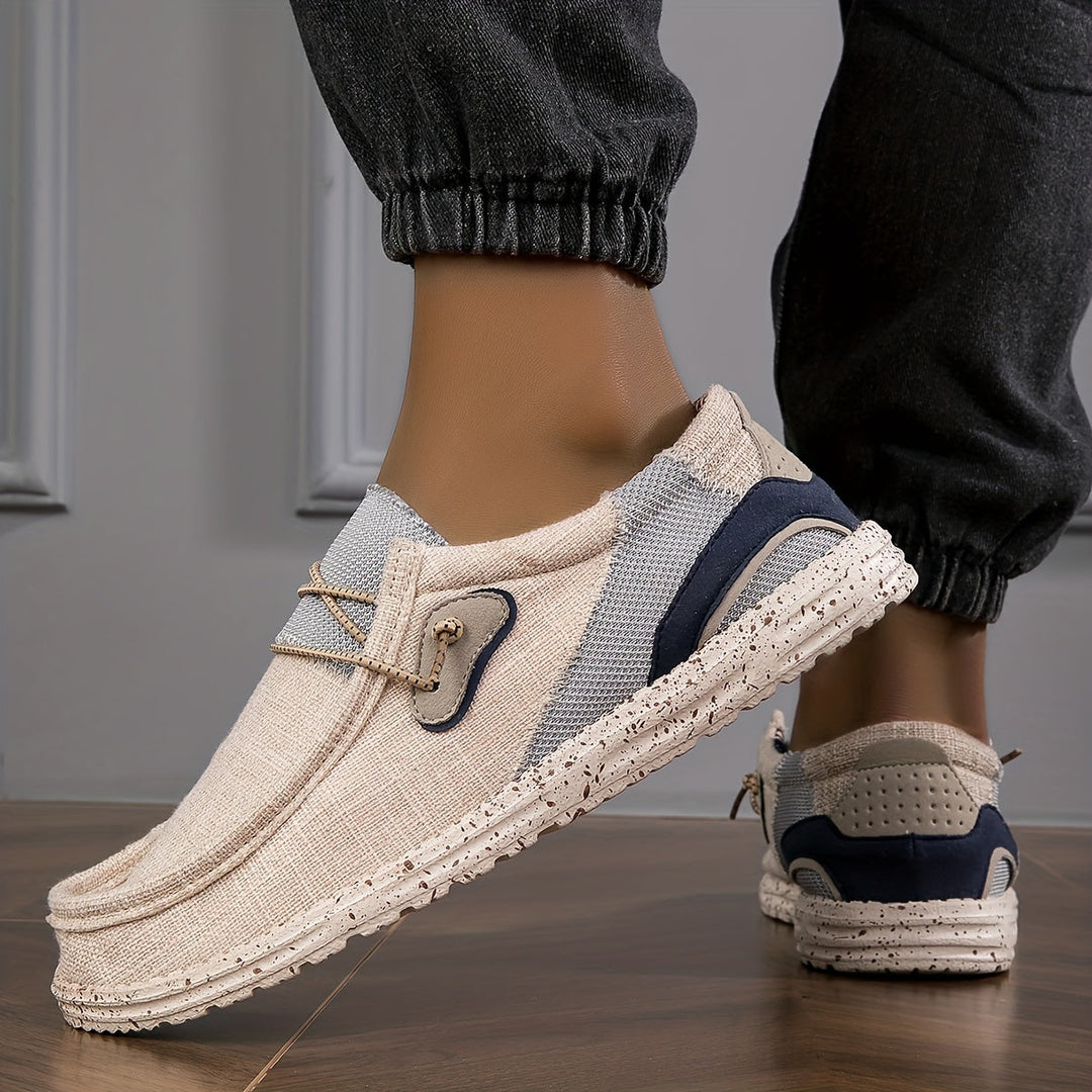 Levoire | Mocassins Pour Hommes Avec Lacets Décoratifs Blanc