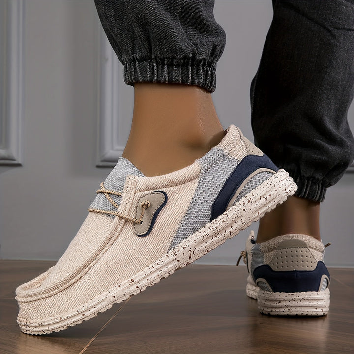 Levoire | Mocassins Pour Hommes Avec Lacets Décoratifs Blanc