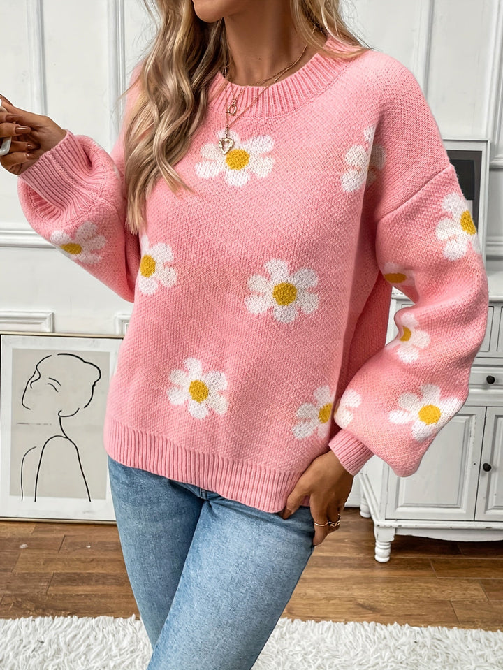 Levoire | Pull Avec Motif Floral