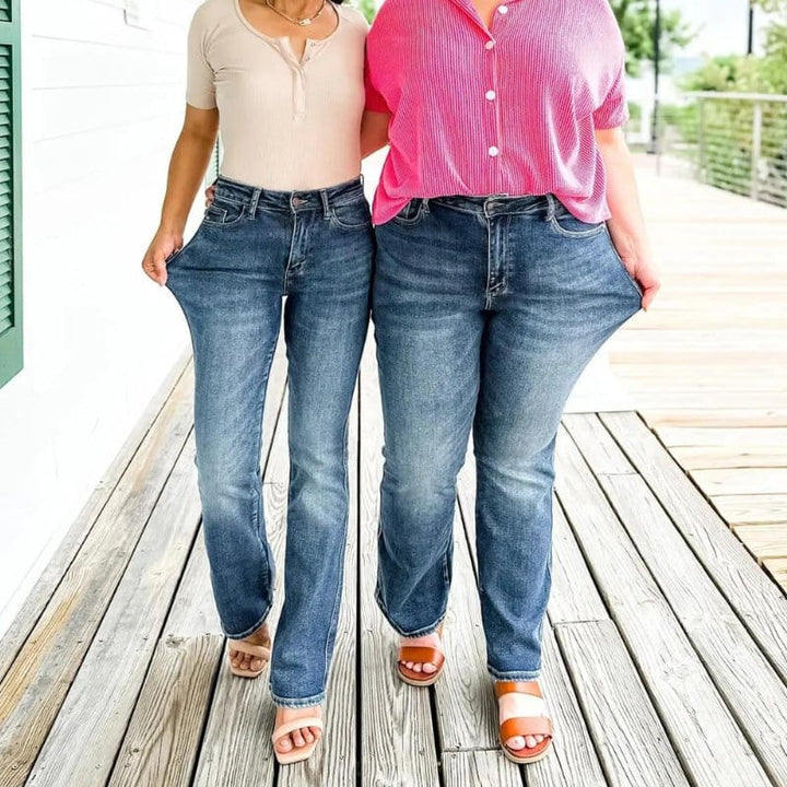Levoire | Pantalons à taille élastique Bleu foncé