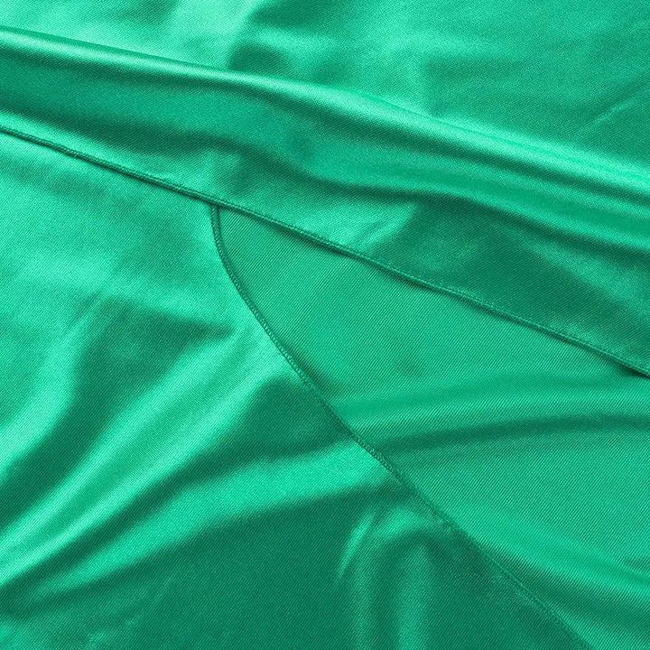 Levoire | Robe femme en satin avec décolleté et bretelle asymétrique