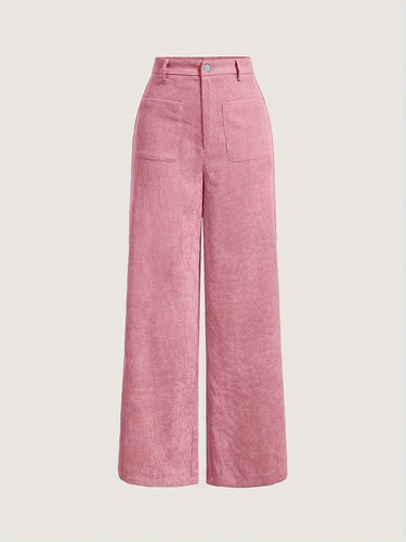 Levoire | Pantalons En Vin Taille Haute
