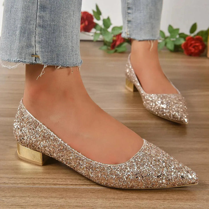 Levoire | Bas bas cristal perles