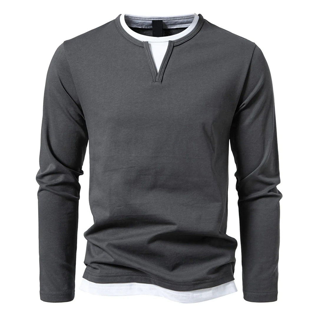 Levoire | Henley À Manches Longues Gris