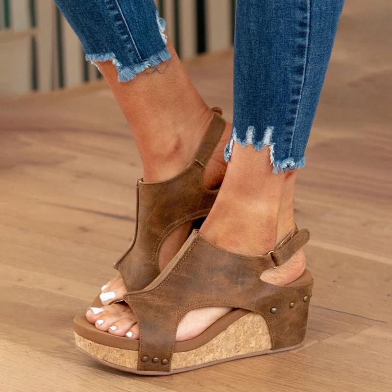 Levoire | Compensées Vintage Marron