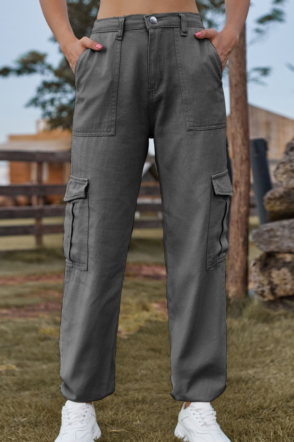 Levoire | Pantalon En Jean Coloré Avec Poches
