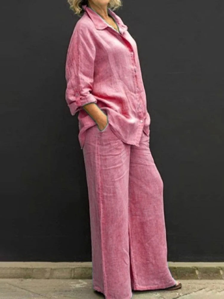 Levoire | Ensemble Confortable De Deux Pièces Rosa