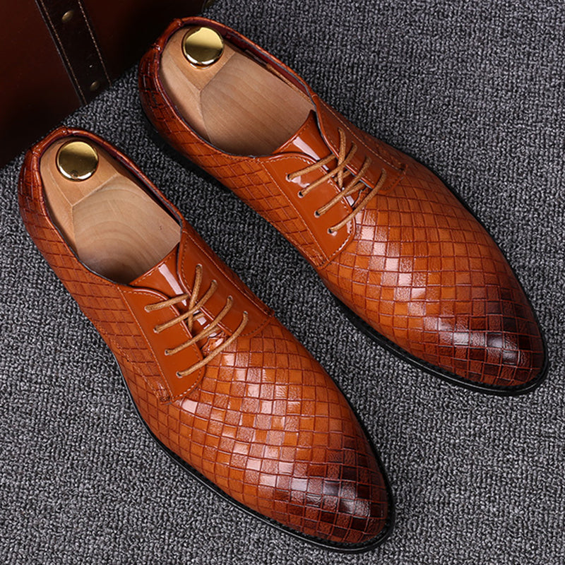 Levoire | Chaussures À Lacets En Cuir Officielles braun
