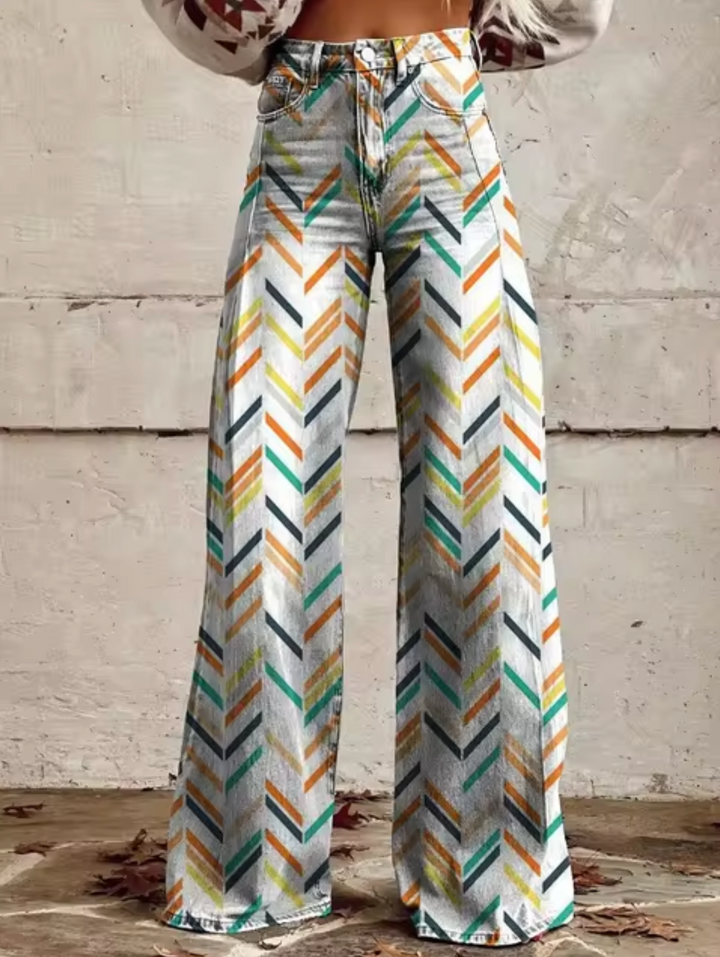 Levoire | Pantalon Large Avec Motif Lumineux Led Couleur 4