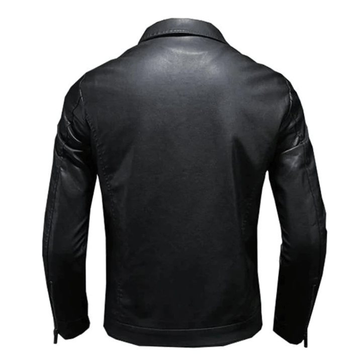Levoire | Veste décontractée pour homme en cuir Détails subtils