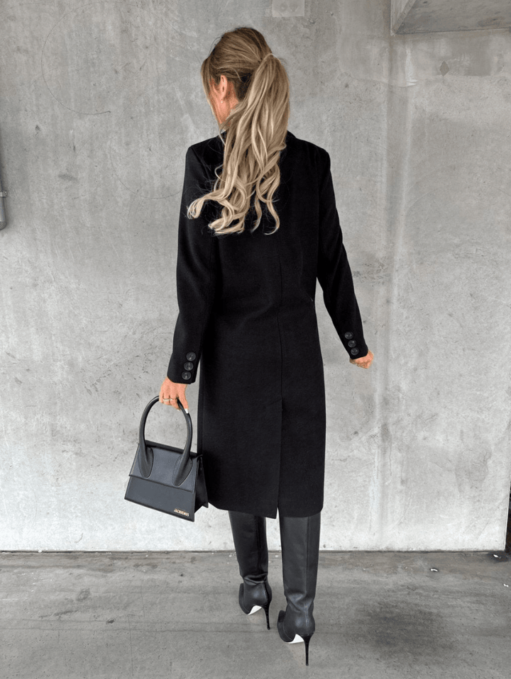 Levoire | Manteau de luxe en laine pour femmes Trench-coat long Design classique