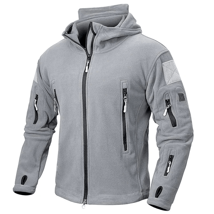 Levoire | Veste Polaire Tactique Homme Gris clair