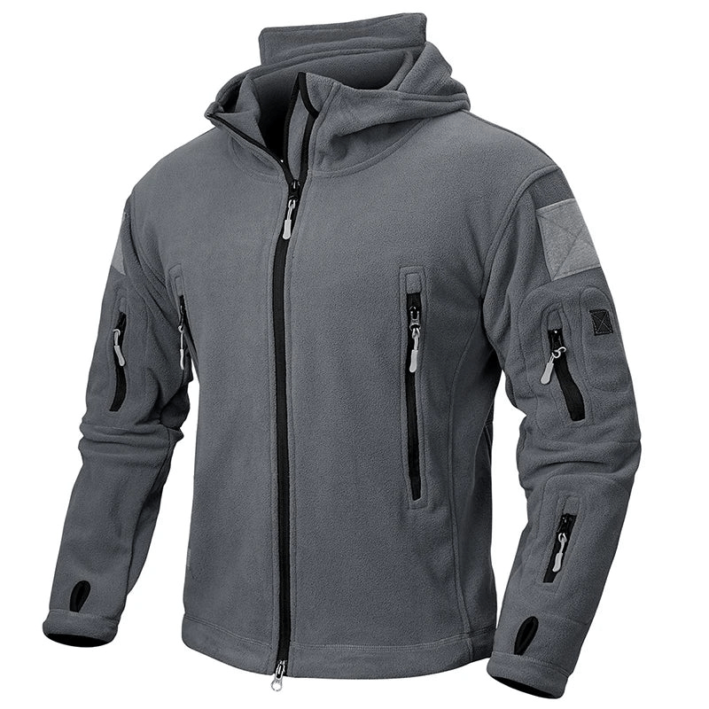 Levoire | Veste Polaire Tactique Homme Gris foncé
