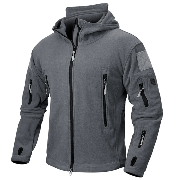Levoire | Veste Polaire Tactique Homme Gris foncé
