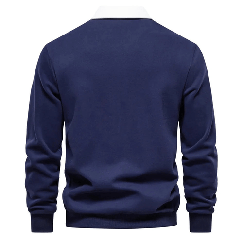 Levoire | Polo pull stylé à manches longues pour hommes