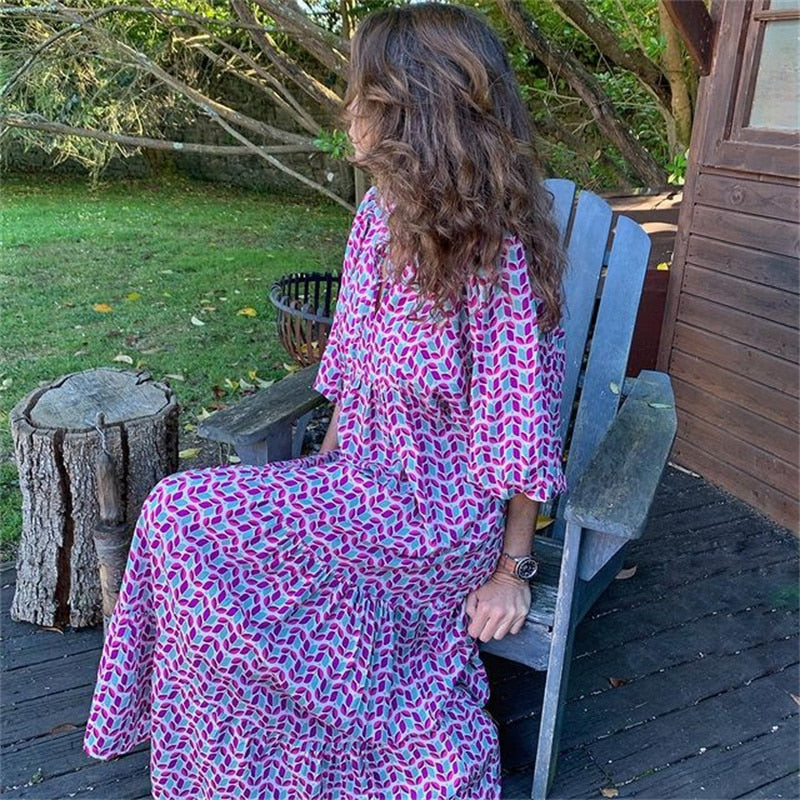 Levoire | Robe À Imprimé Rétro