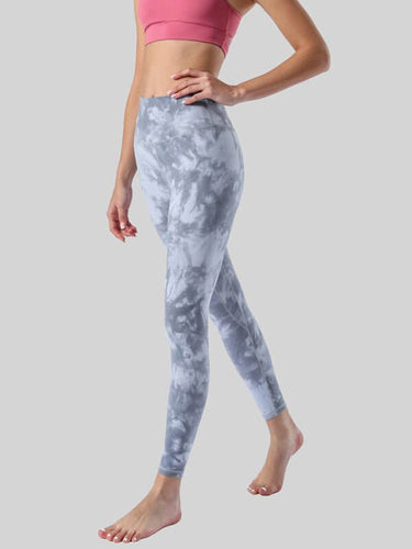 Levoire | Pantalon de yoga à taille haute nude brossé double face, fesses, ventre, neuf points