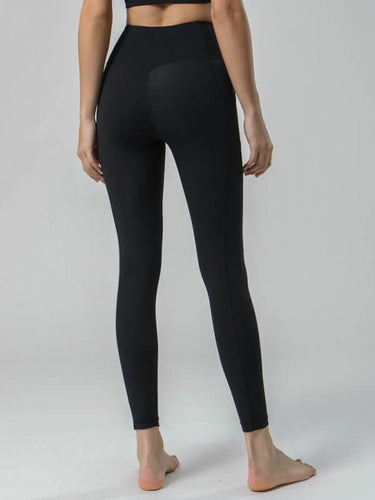 Levoire | Pantalon de yoga en ni brossé double Haut de taille avec poche pantalon de sport yoga femme