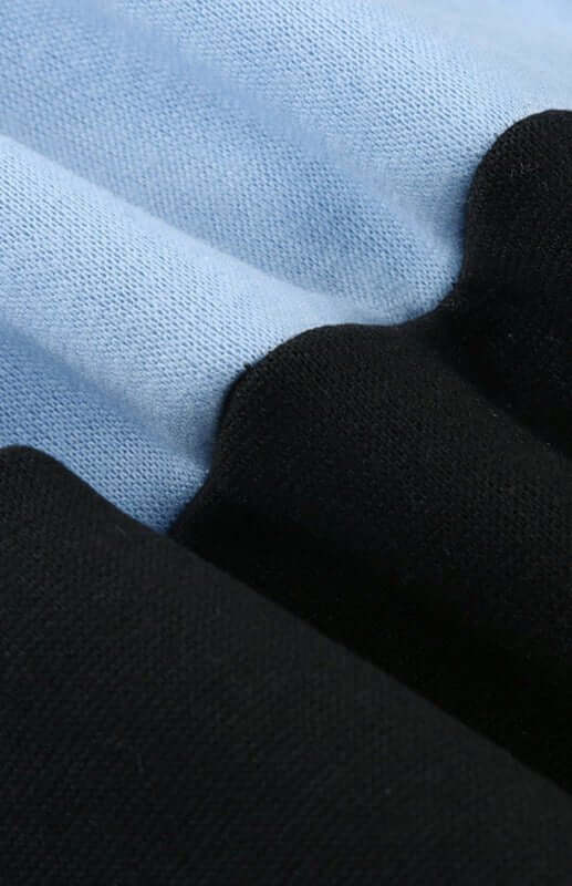 Levoire | Sweat à capuche zippé à deux couches avec blocs de couleur à manches longues Plus velours college sweatshirt