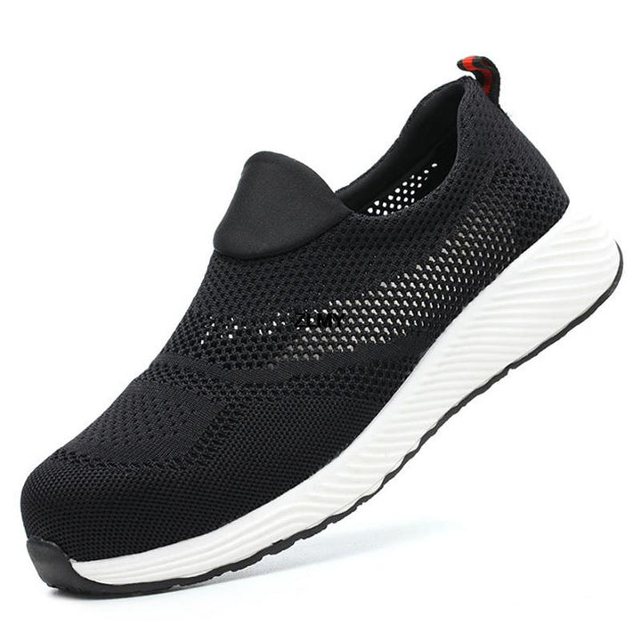 Levoire | Chaussures De Sécurité Confortables Orlando, Design Tendance Noir et blanc