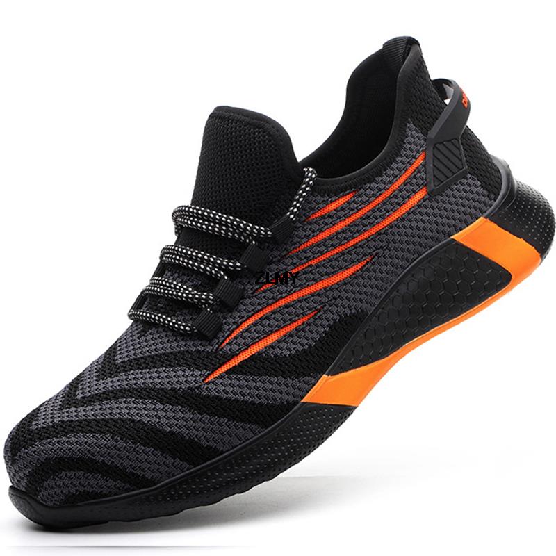 Levoire | Chaussures De Sécurité Confortables Orlando, Design Tendance Orange