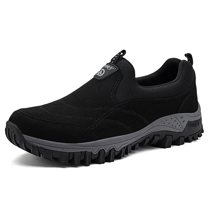 Levoire | Luxe Ergonomique Antidérapant Homme Pantoufle Noir