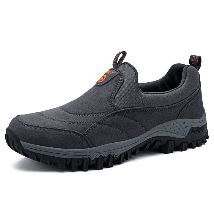 Levoire | Luxe Ergonomique Antidérapant Homme Pantoufle Gris