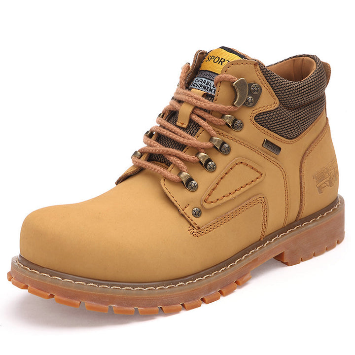 Levoire | Bottes En Cuir Durable Pour Hommes Luxueuses Hellelle-gris