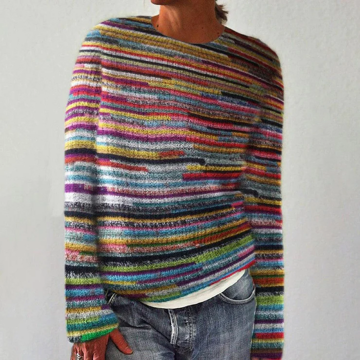 Levoire | Pull Raye À Manches Longues, Unique Et Tendance 2XL