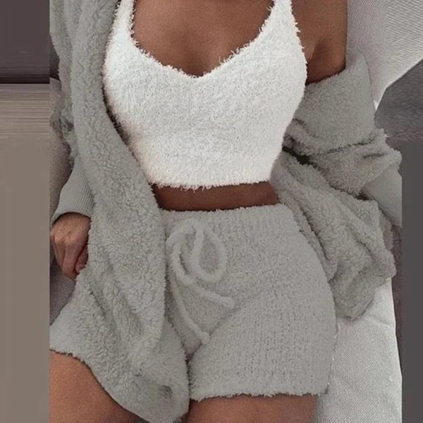 Levoire | Ensemble Tricot Douillet Gris