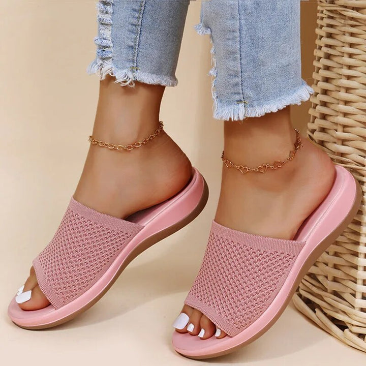 Levoire | Sandales À Enfiler En Mesh Respirant Pour Femmes Rosa