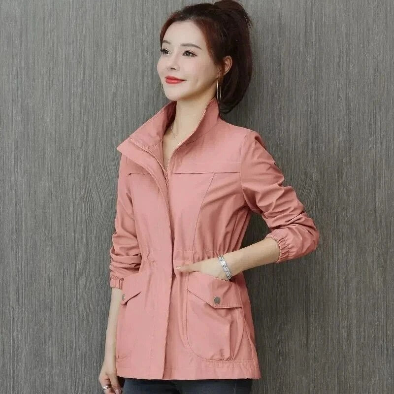 Levoire | Trench-Coat Zippé Pour Femmes Rosa
