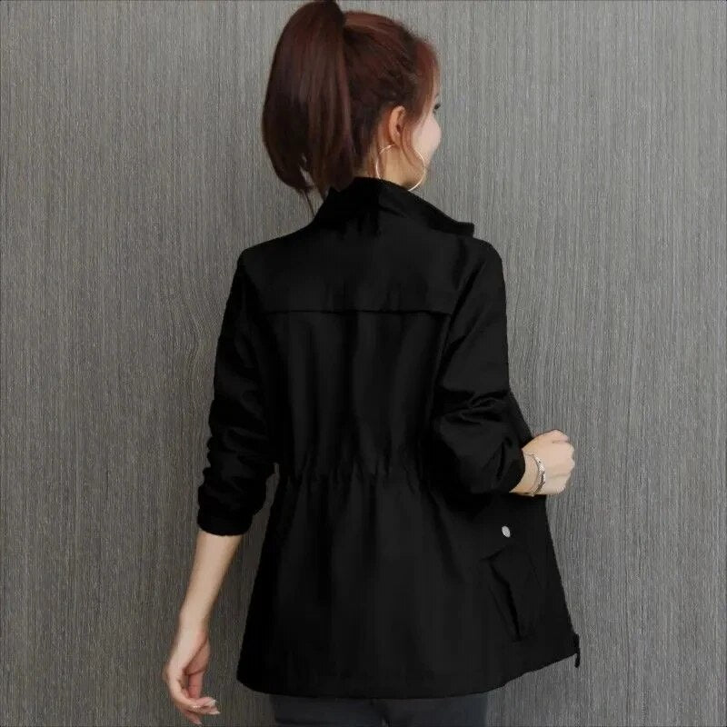 Levoire | Trench-Coat Zippé Pour Femmes Noir