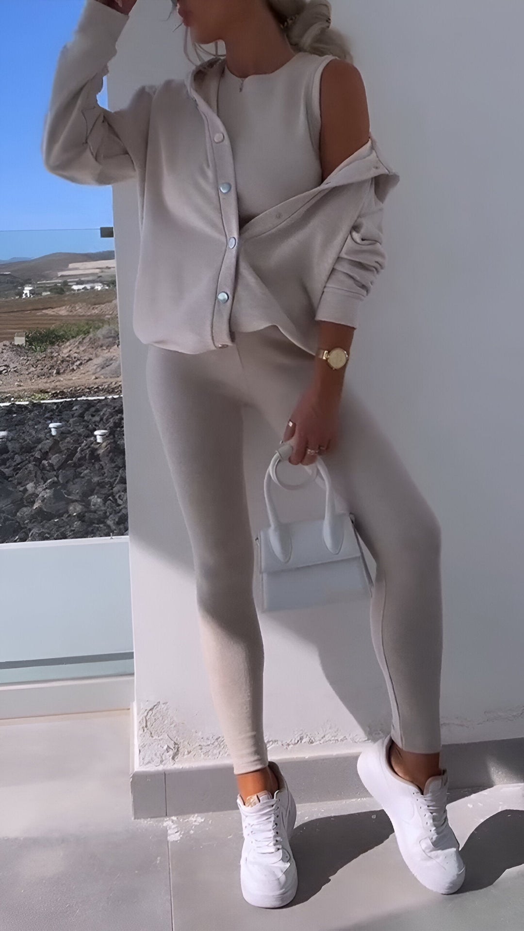 Levoire | Ensemble De Salon En Matériau Doux Abricot