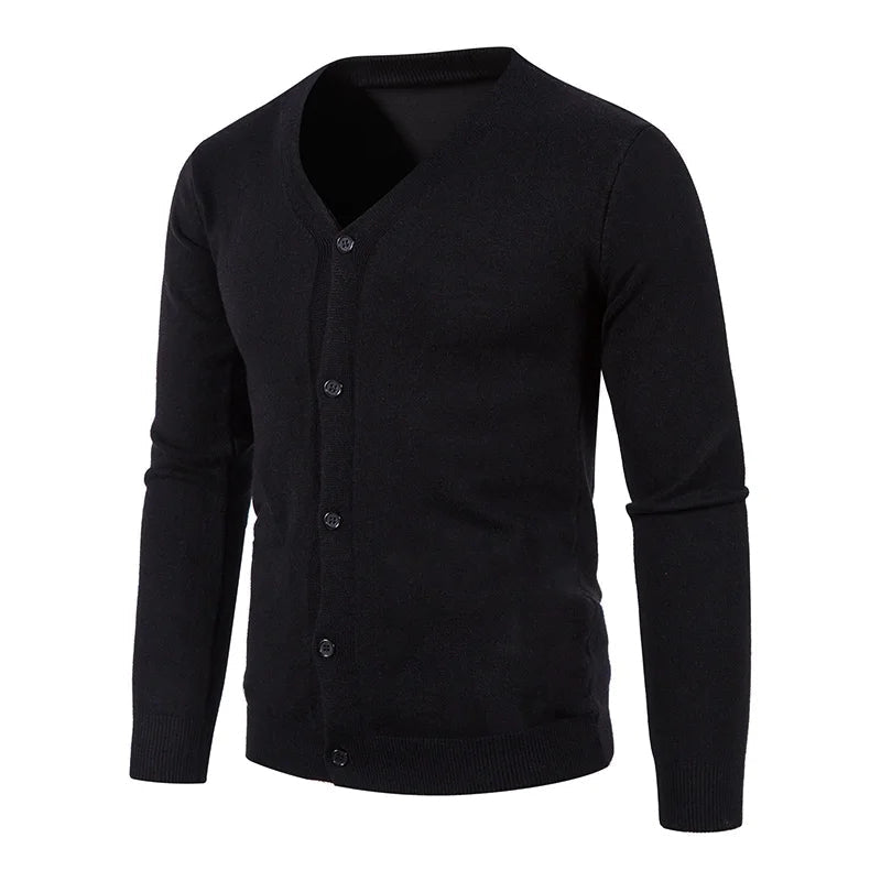 Levoire | Cardigan Classique Homme Noir