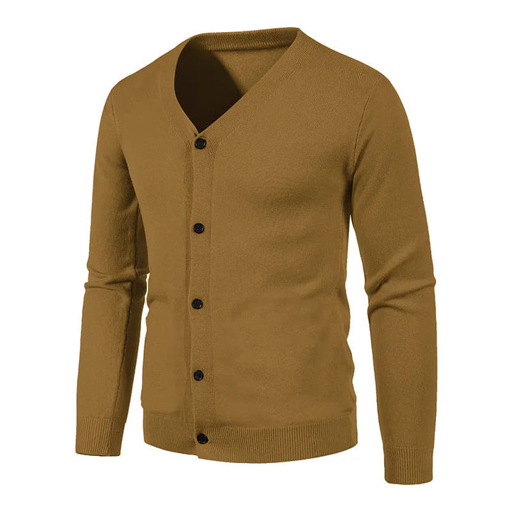 Levoire | Cardigan Classique Homme Brune
