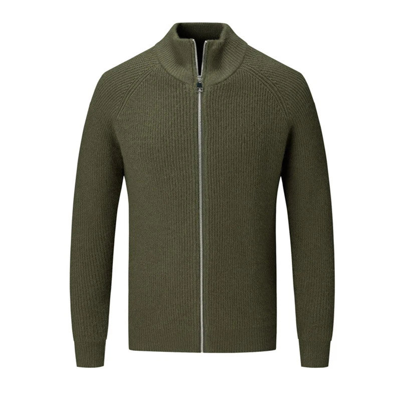 Levoire | Cardigan Zippé Vert