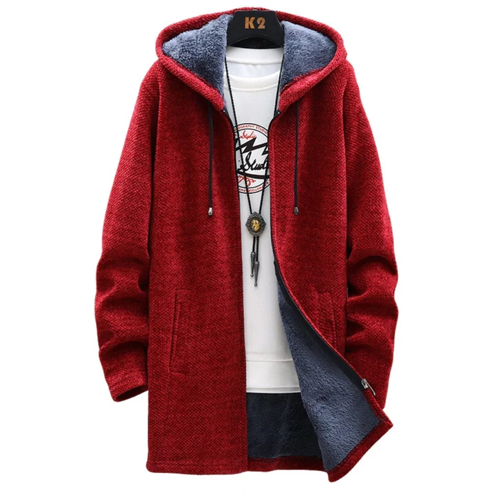 Levoire | Veste Femme Avec Capuche Élégante Et Polyvalente Rot