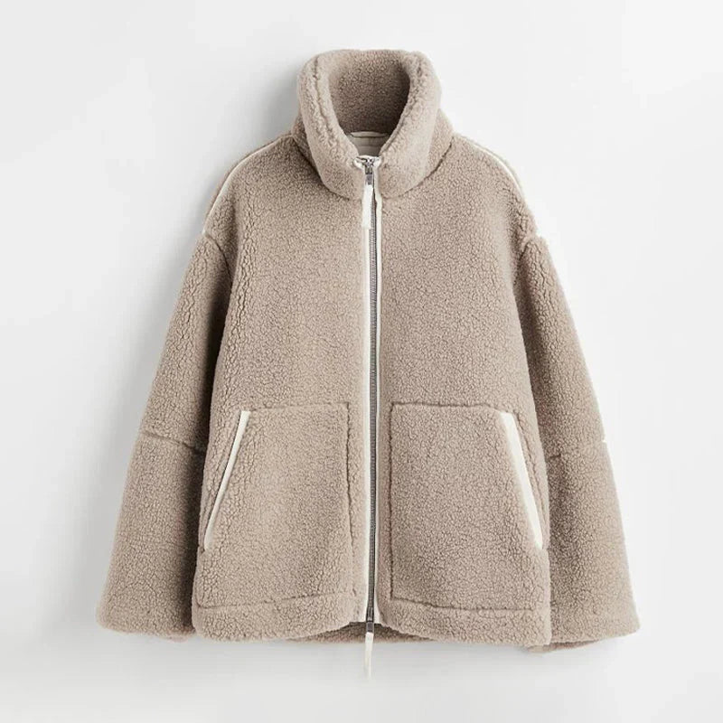 Levoire | Elegant Jacket With Round Collar Kaffe