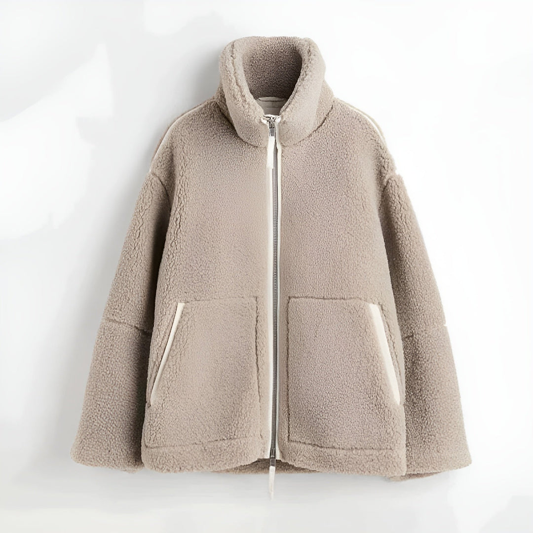 Levoire | Veste En Polyester Teddy Café