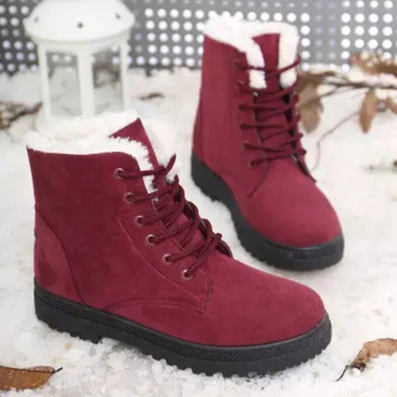 Levoire | Chaussures avec doublure en polaire Rouge