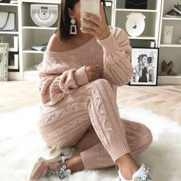 Levoire | Pull-Over Et Ensemble De Pantalons Rosa