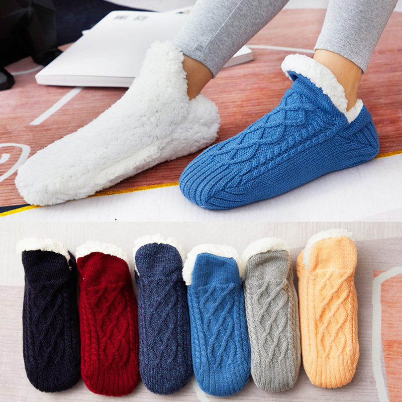 Levoire | Chaussons Doublés Brillants Avec Semelle Anti-Dérapante Pour Hommes Et Femmes