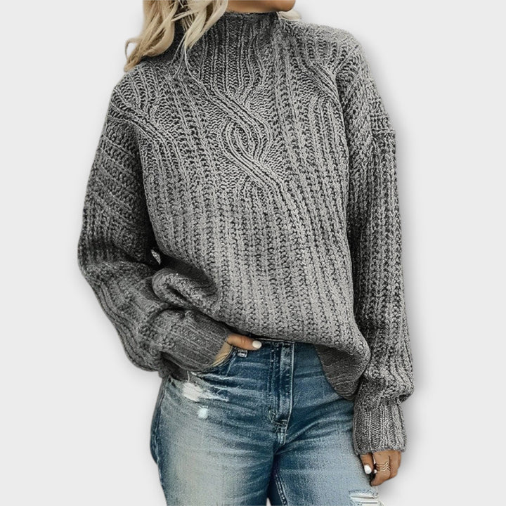 Levoire | Pull En Tricot Confortable Harmaa (Il ne reste que 5 unités)