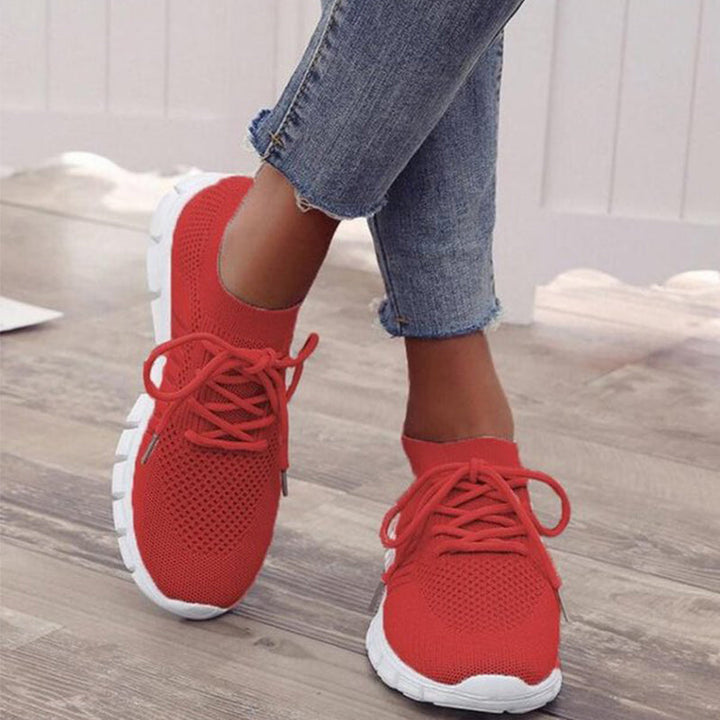 Levoire | Femmes Chaussures De Course En Mesh Rot